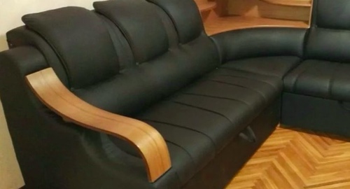 Перетяжка кожаного дивана. Палласовка